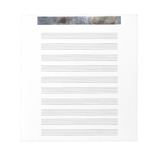 Notitieblok Oude Griekenland Muziek Personeel (Voorkant)