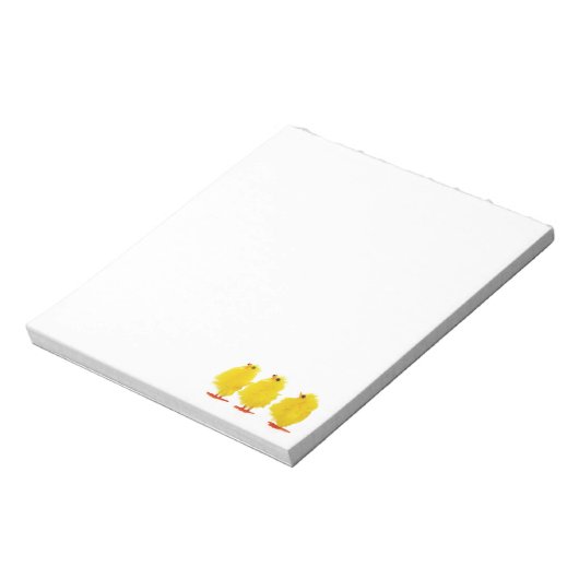 Notitieblok paaskuikens (Linkerzijde)