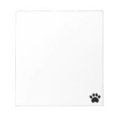 Notitieblok Paw Print (Voorkant)