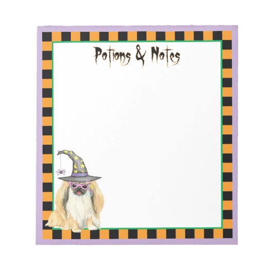 Notitieblok Pekingese Witch (Voorkant)