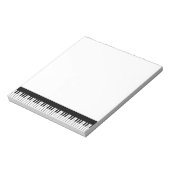 Notitieblok Piano-toetsenbord (Linkerzijde)