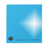 Notitieblok - Polydactylkatten zijn wonderen (klei (Voorkant)