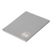 Notitieblok | Proefgrijs (Linkerzijde)