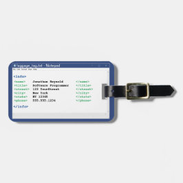 Notitieblok Programmer Coder Format Computer Scien Bagagelabel