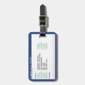 Notitieblok Programmer Coder Format Computer Scien Bagagelabel (Voorkant verticaal)