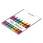 Notitieblok Regenboogkrijt voor waardering voor le Notitieboek (Linkerzijde)