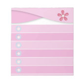 Notitieblok - roze (Voorkant)