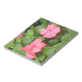 Notitieblok Roze Impatiens Flowers (Linkerzijde)