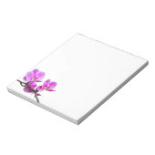 Notitieblok Roze Orchid Flowers (Linkerzijde)