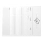 Notitieblok Schoon + Eenvoudig Monogram Recipe III (Voorkant)