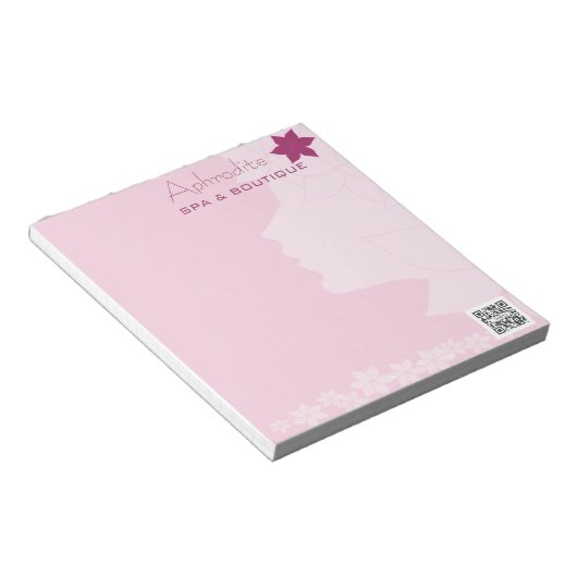 Notitieblok Sjabloon Aphrodite Spa & Boutique (Schuin)