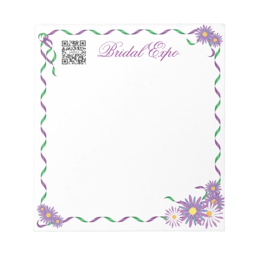 Notitieblok Sjabloon Bridal Expo (Voorkant)