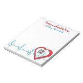 Notitieblok Sjabloon Hartgezondheid (Linkerzijde)