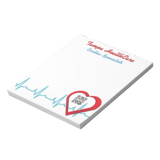 Notitieblok Sjabloon Hartgezondheid (Linkerzijde)