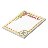 Notitieblok Sjabloon Mexican Food (Linkerzijde)