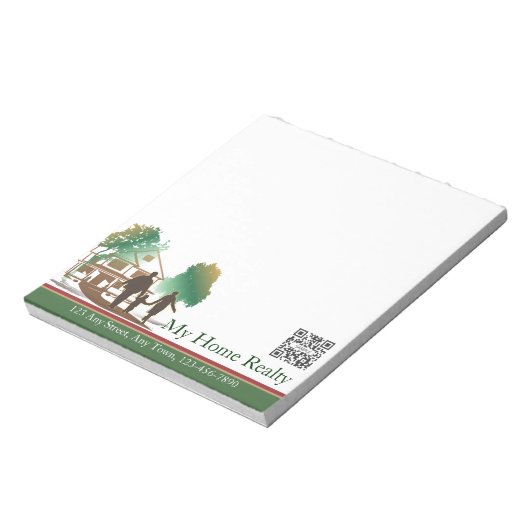 Notitieblok Sjabloon Mijn thuisrealiteit (Linkerzijde)