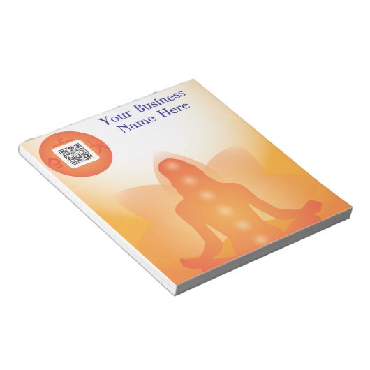 Notitieblok Sjabloon Yoga (Schuin)