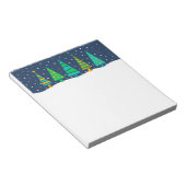 Notitieblok Snowy Fir Trees (Schuin)
