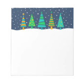 Notitieblok Snowy Fir Trees (Voorkant)