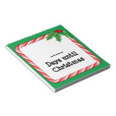 Notitieblok - Tel de dagen tot Kerstmis (Schuin)