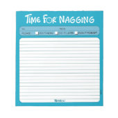 notitieblok "Time for Nagging" (Voorkant)