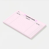 Notitieblok Toewijzingstracker Post-it® Notes (Schuin)