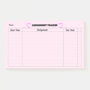 Notitieblok Toewijzingstracker Post-it® Notes