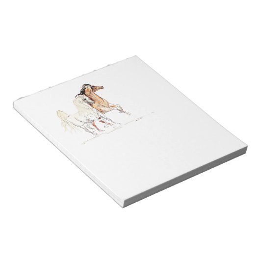 Notitieblok van Arabische paarden (Schuin)