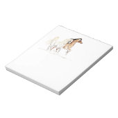 Notitieblok van Arabische paarden (Linkerzijde)