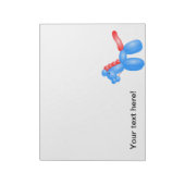 Notitieblok van ballonpaard (Linkerzijde)