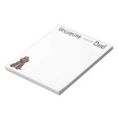 Notitieblok van Barbet Dad (Linkerzijde)