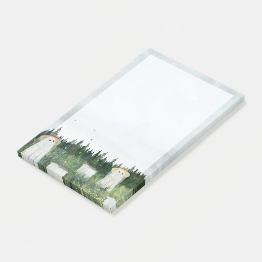 Notitieblok van de bijenteelt post-it® notes (Schuin)