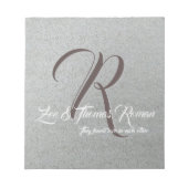 Notitieblok van de familie monogrammed (Voorkant)