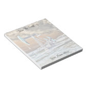 Notitieblok van de gepersonaliseerde kleurige pomp (Schuin)