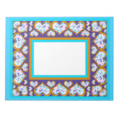 Notitieblok van de goudwatergrens van de hartvorm (Voorkant)