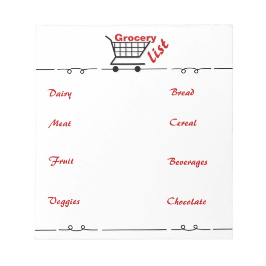 Notitieblok van de groene lijst voor chocolade-oml (Voorkant)