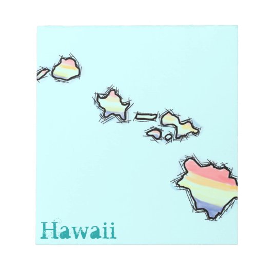 Notitieblok van de Hawaiiaanse eilandketen (Voorkant)