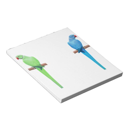 Notitieblok van de Indische ringnek Paraket (Schuin)