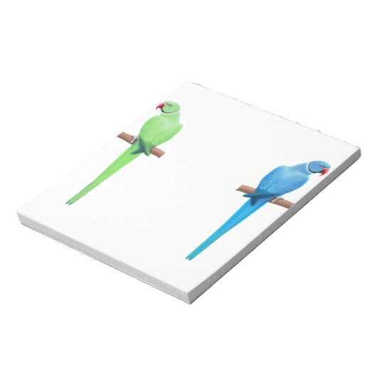 Notitieblok van de Indische ringnek Paraket (Linkerzijde)