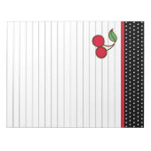 Notitieblok van de kweeklijst Retro Kitchen Cherry (Voorkant)