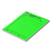 Notitieblok van de lijst van kinderkamers (Linkerzijde)