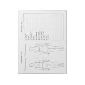 Notitieblok van de Naaimeetgrafiek (Linkerzijde)