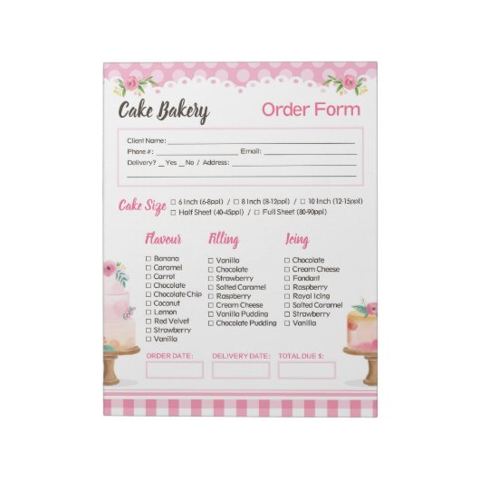 Notitieblok van de orde van de bakkerij (Linkerzijde)