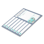 Notitieblok van de Otter Weekly Meal Planer (Schuin)