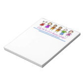 Notitieblok van de spraakpatholoog (Linkerzijde)