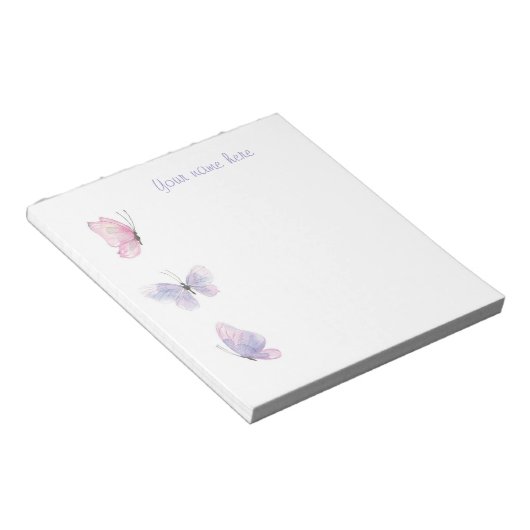 Notitieblok van de vlinder (Schuin)