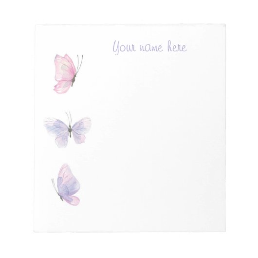 Notitieblok van de vlinder (Voorkant)