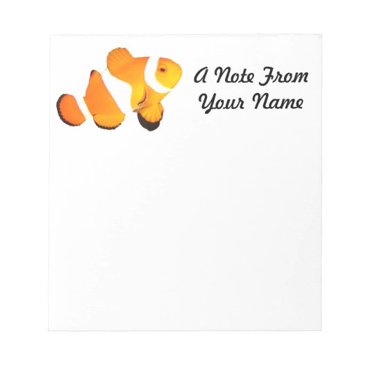 Notitieblok van gekalkte vis (Voorkant)