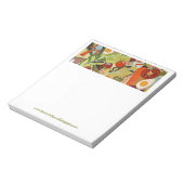 notitieblok van getoseerd salade (Linkerzijde)