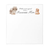 Notitieblok van Havanese mama (Voorkant)